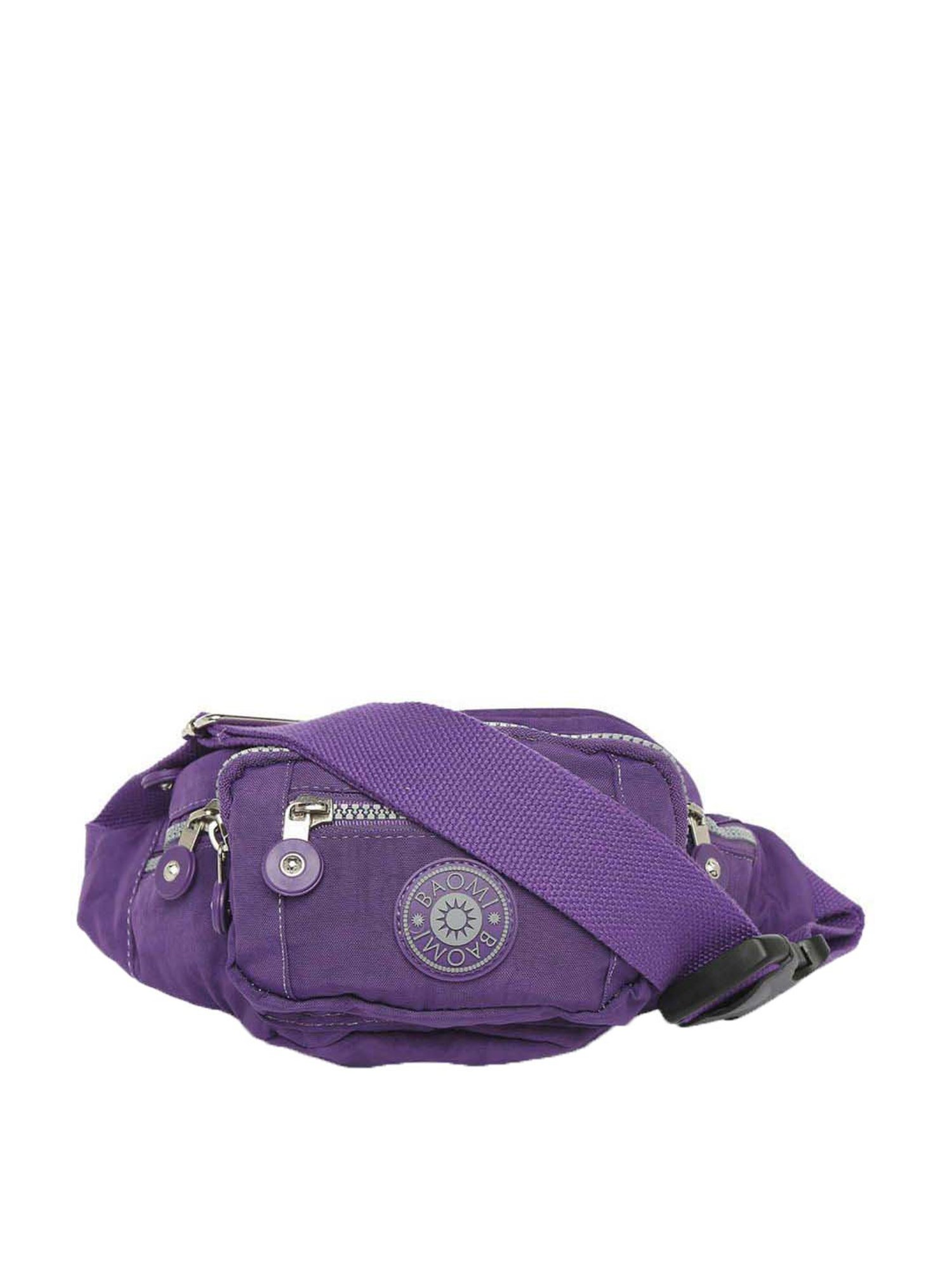 Baomi Purple Solid Waist Pouch