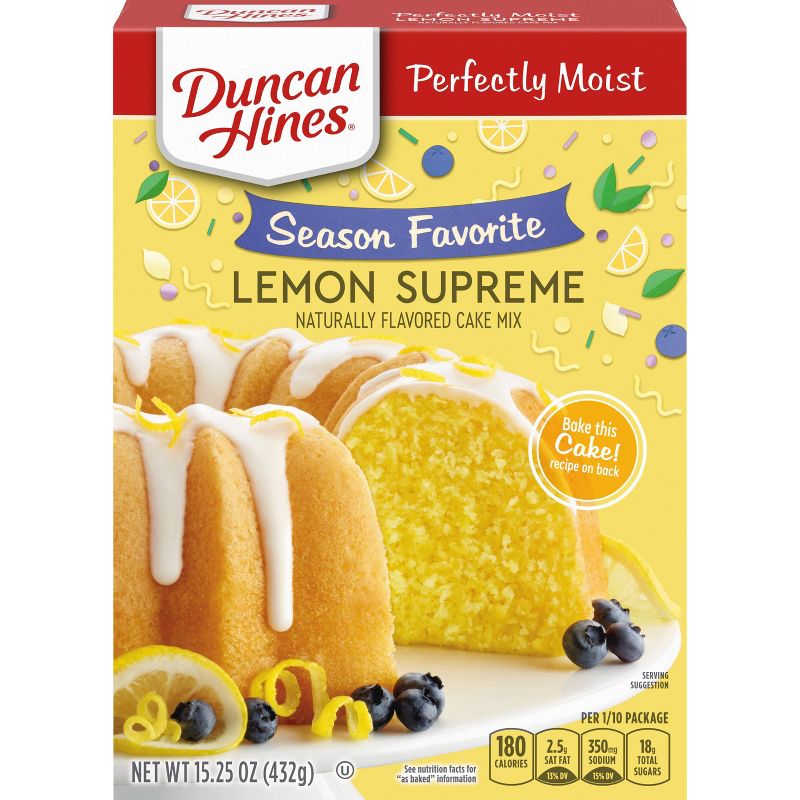 Duncan Hines Lemon Supreme Cake - 15.25oz