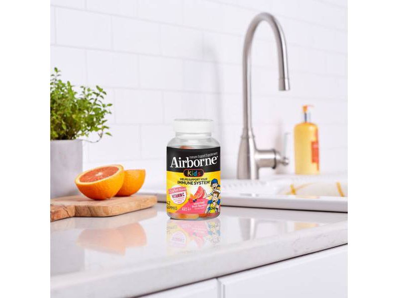 Airborne Kids Immune Support Gummies with Vitamin C & Zinc - Assorted Fruit - 42ct