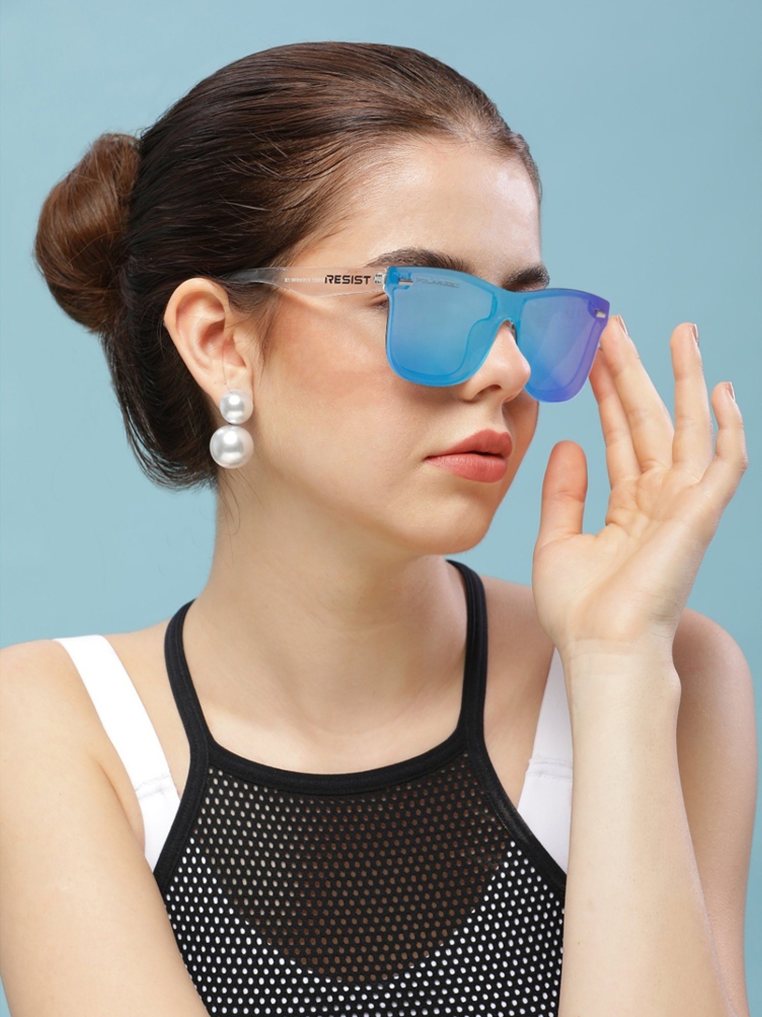 Resist Eyewear Aqua Wayfarer Polarized Unisex Sunglasses