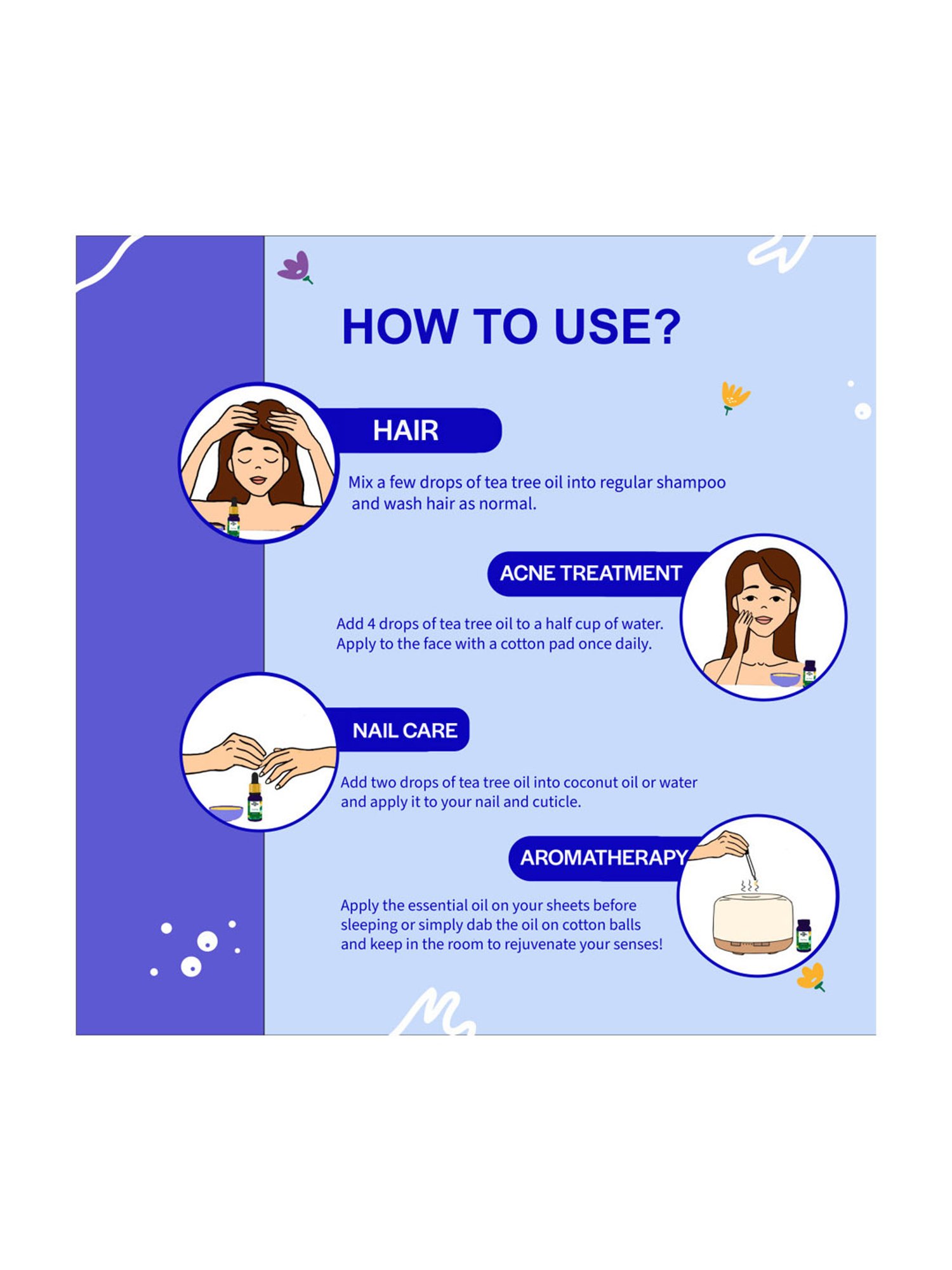 The Beauty Co Tea Tree Oil for Acne and Blemish-Free Skin - 15ml