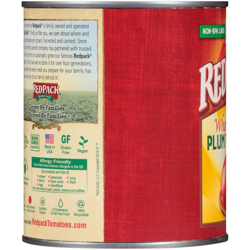 Red Pack Canned Whole Peeled Tomatoes 28oz
