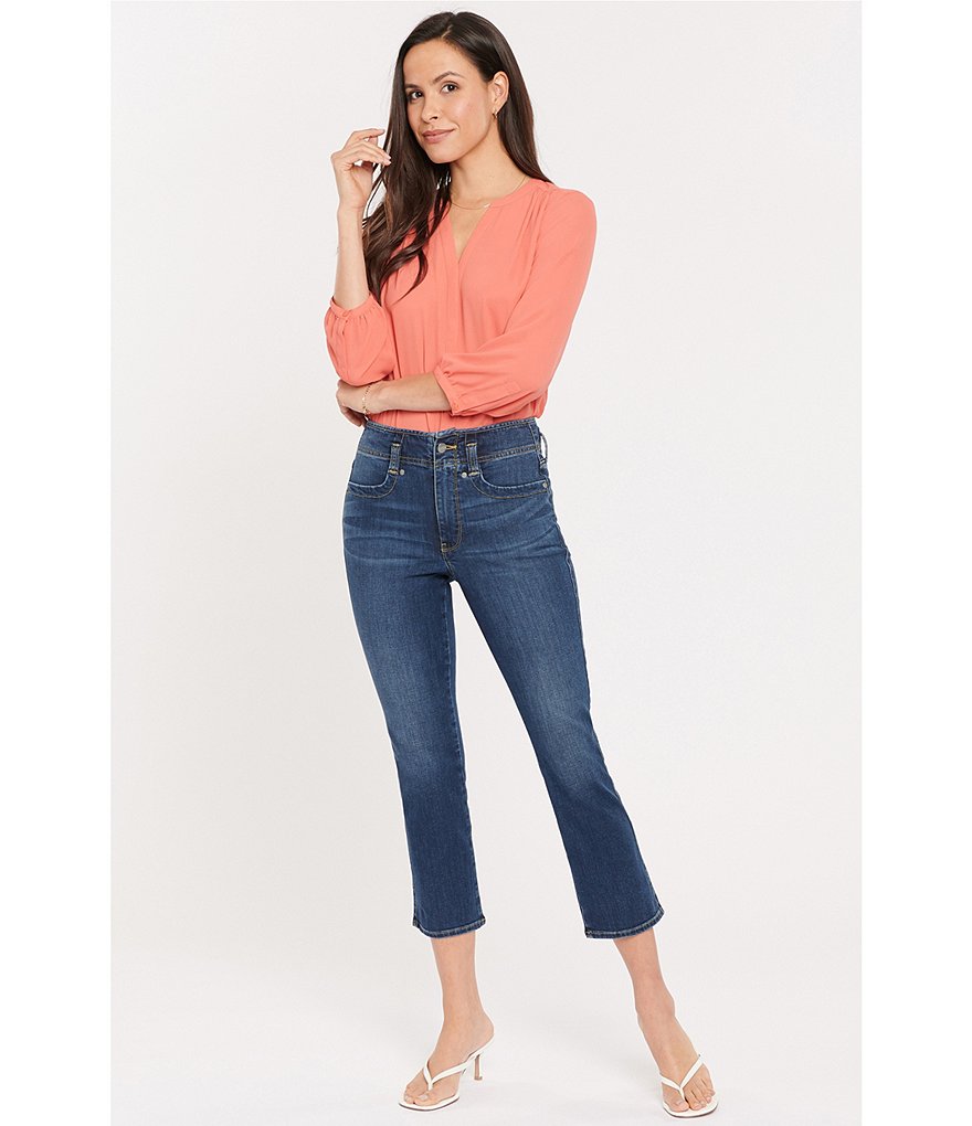 NYDJ Ami Skinny High-Rise Hollywood Waist Capri Jeans
