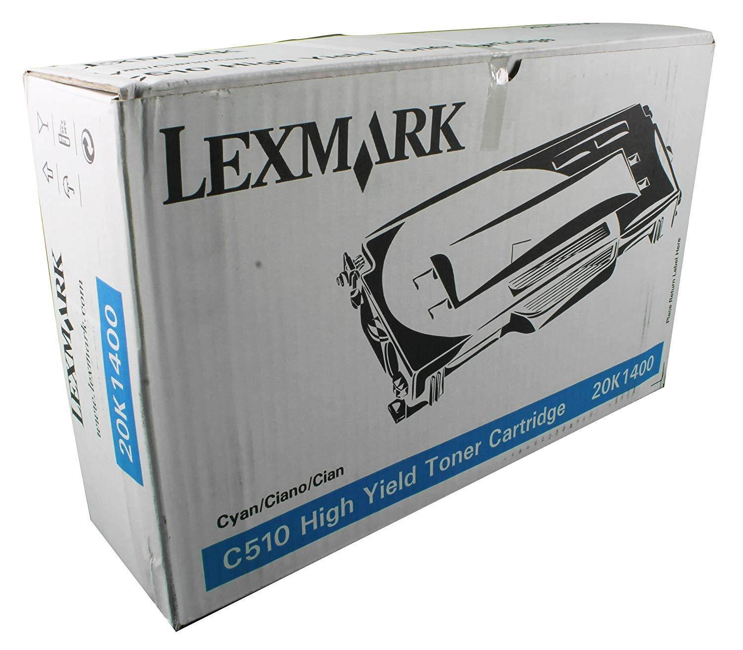 Lexmark 20K1400 Cyan Toner Cartridge