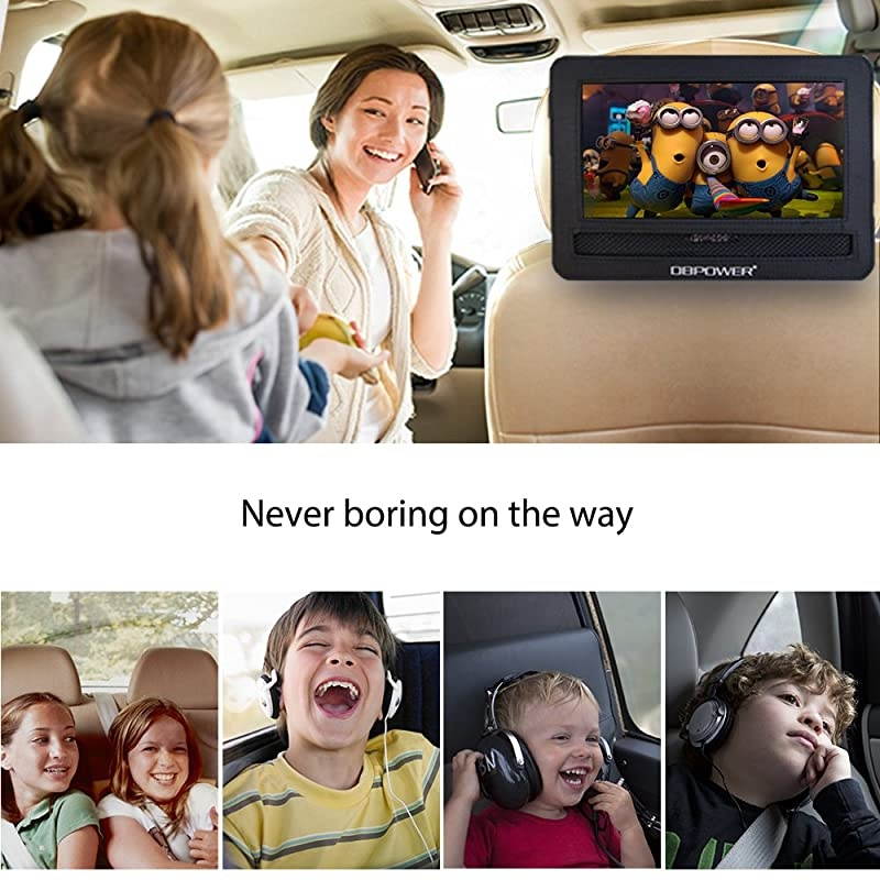 Hard Carrying Travel Storage Case, for DBPOWER 10.5" Portable DVD Player (Black-New Version)