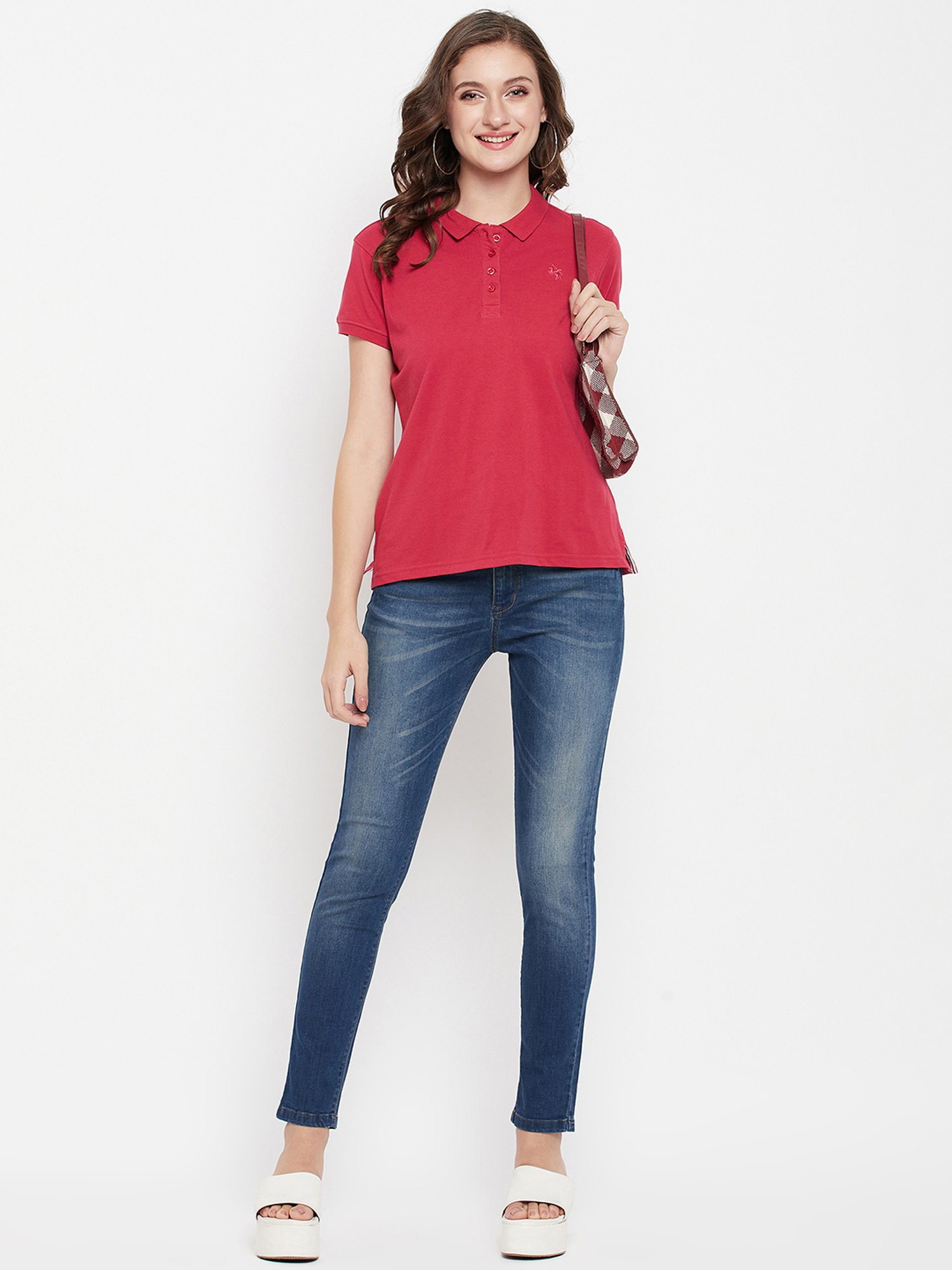 Crozo By Cantabil Blue Regular Fit Mid Rise Jeans