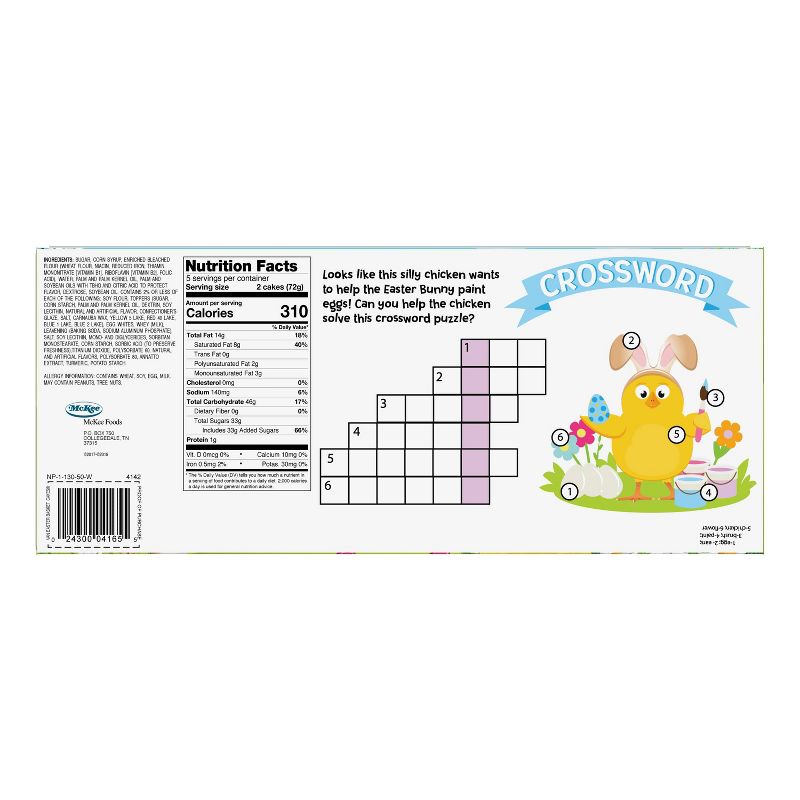 Little Debbie Vanilla Easter Basket Cakes - 10ct/12.75oz