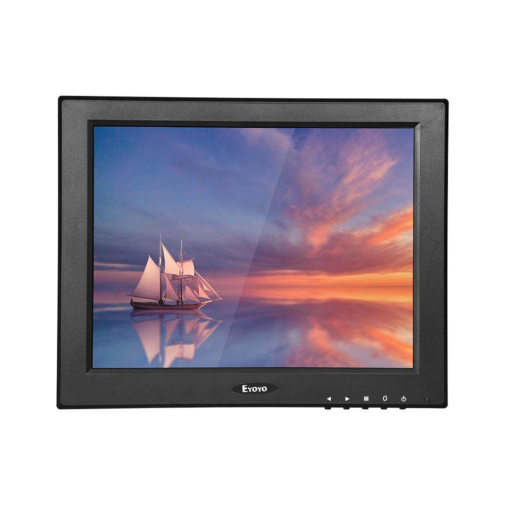 Eyoyo 12 inch 1024x768 TFT LCD HD Monitor HDMI VGA AV BNC For PC CCTV Security