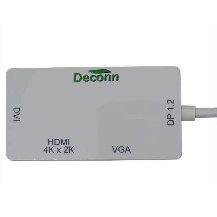 Mini DP Displayport Thunderbolt to DVI VGA HDMI 4K Cable Adapter for Apple MAC
