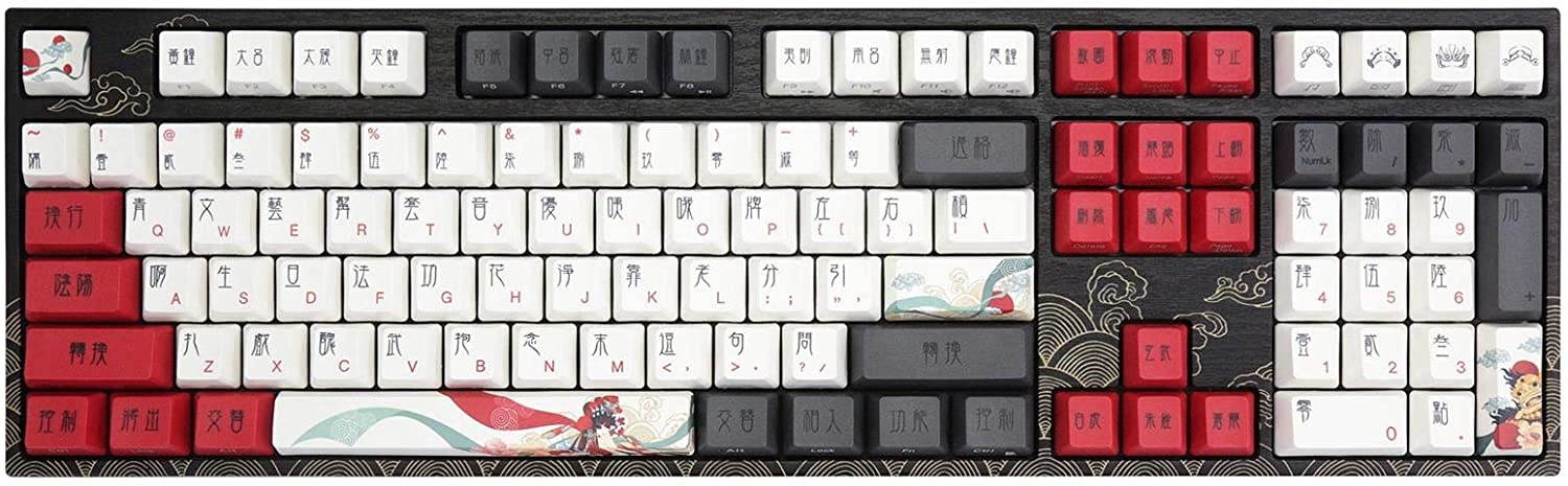 Varmilo MA108M Beijing Opera White LED Dye Sub PBT Mechanical Keyboard (EC Daisy V2)