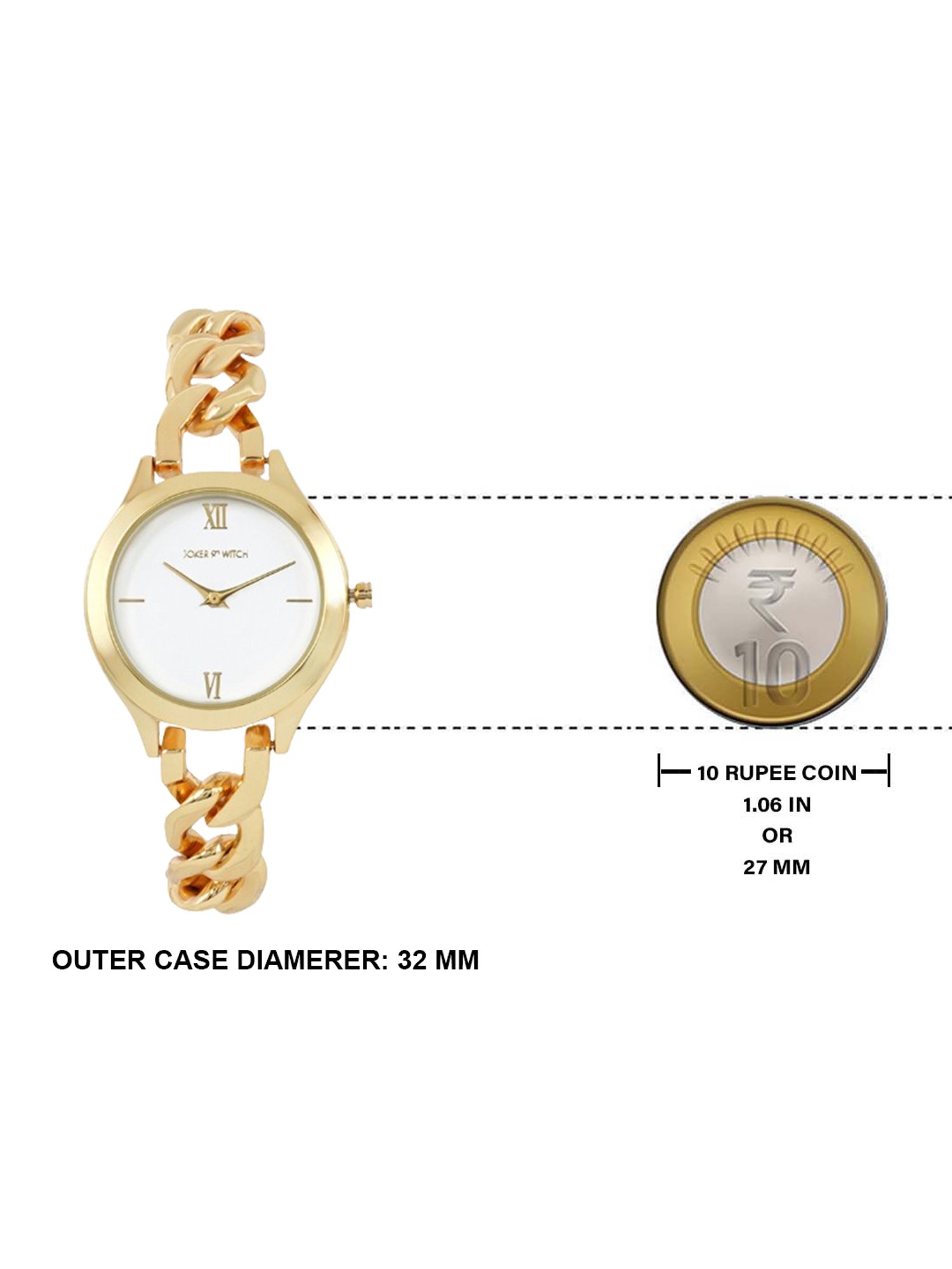 Joker & WItch JWBS843 Analog Watch for Women With Bracelet