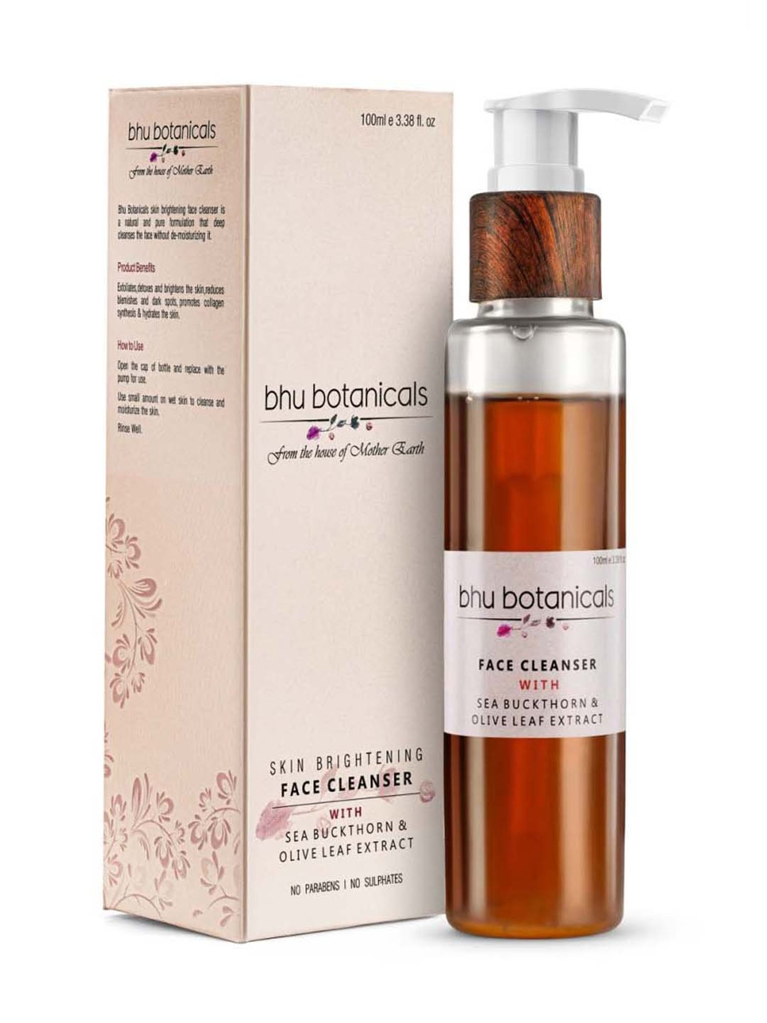 bhu botanicals Skin Brightening Face Cleanser - 100 ml