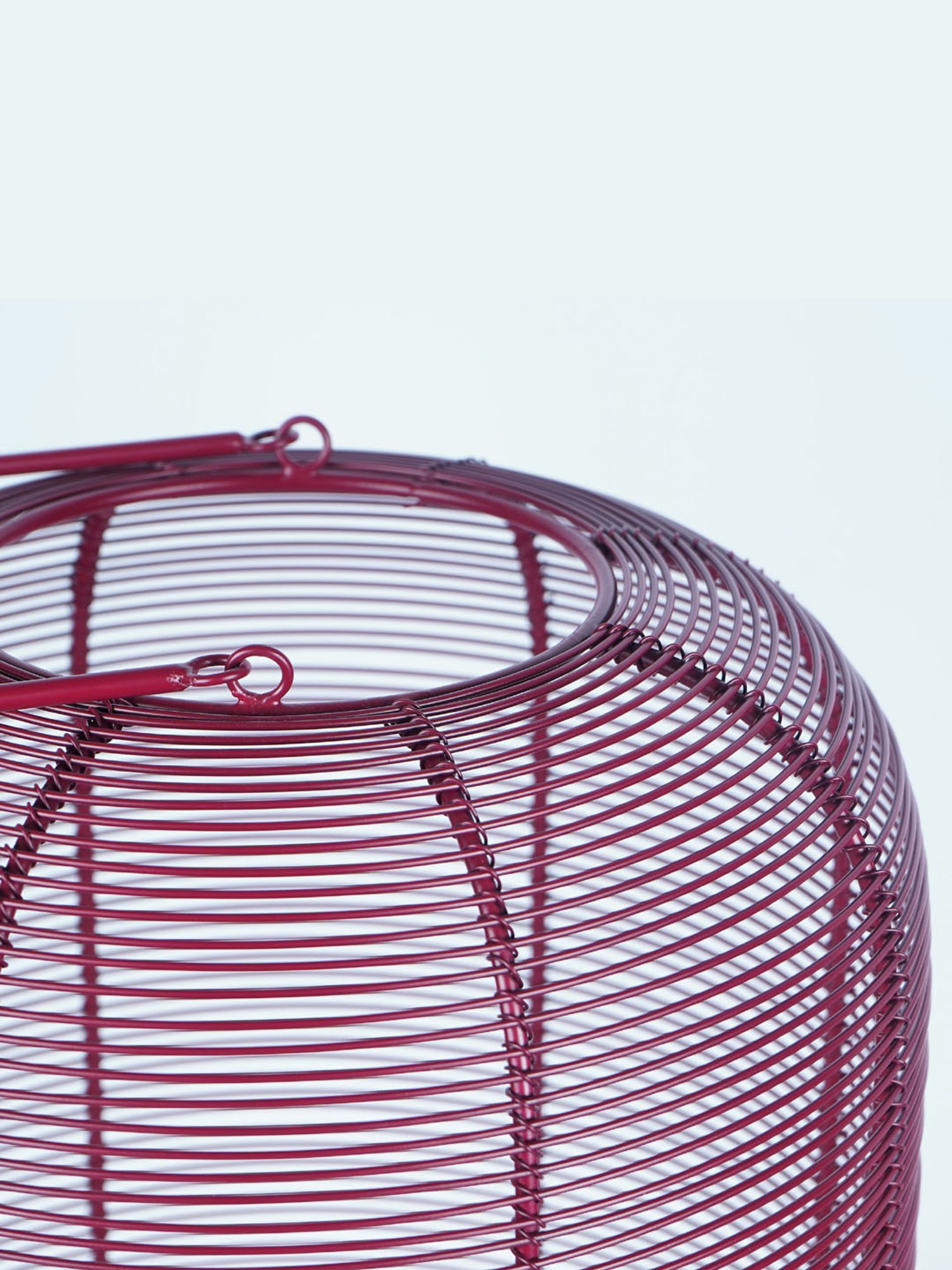 The Artment Red Metal Abstract Lamp