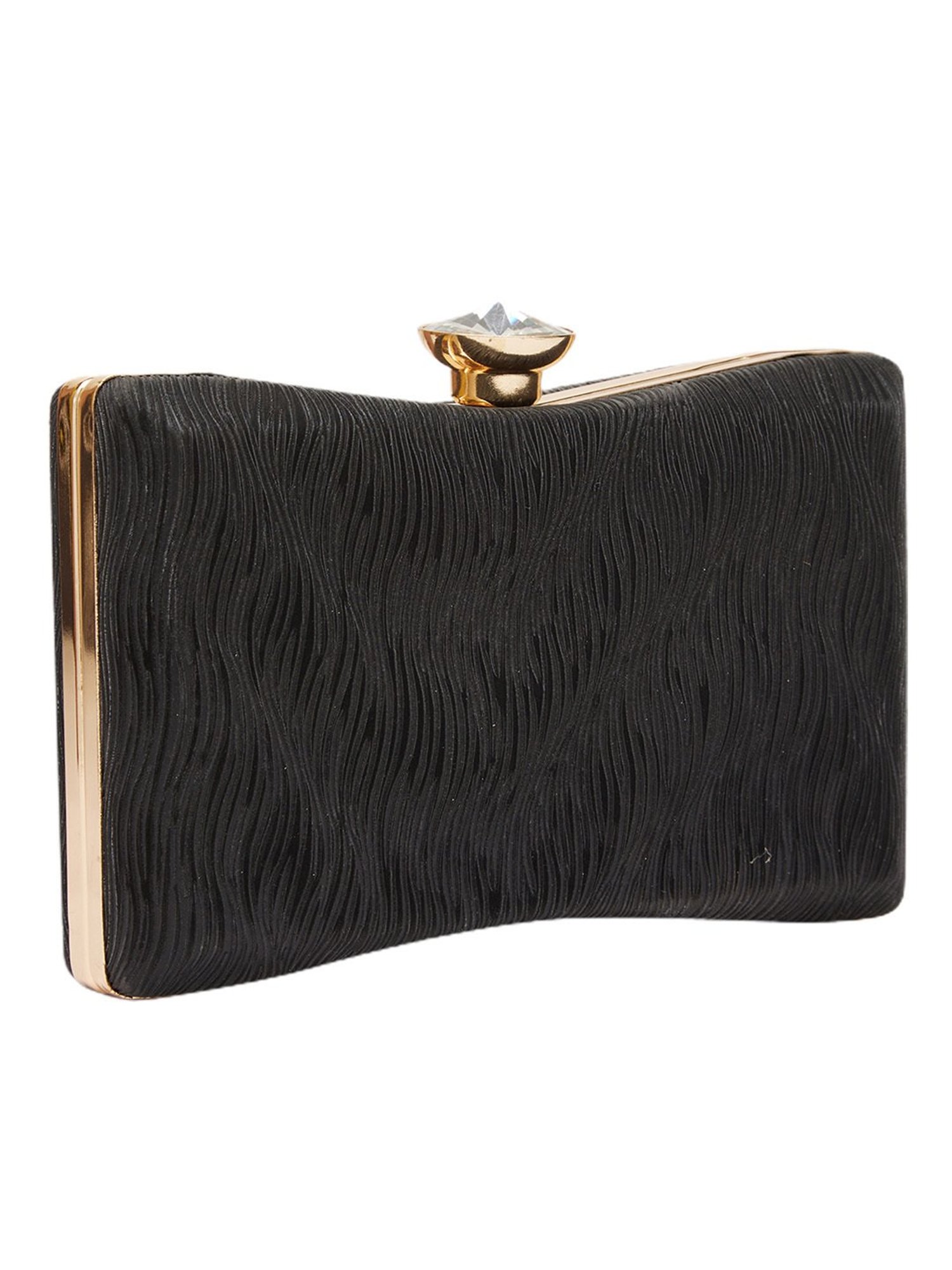 Estee & Lilly Turn Key Closure Clutch - Black