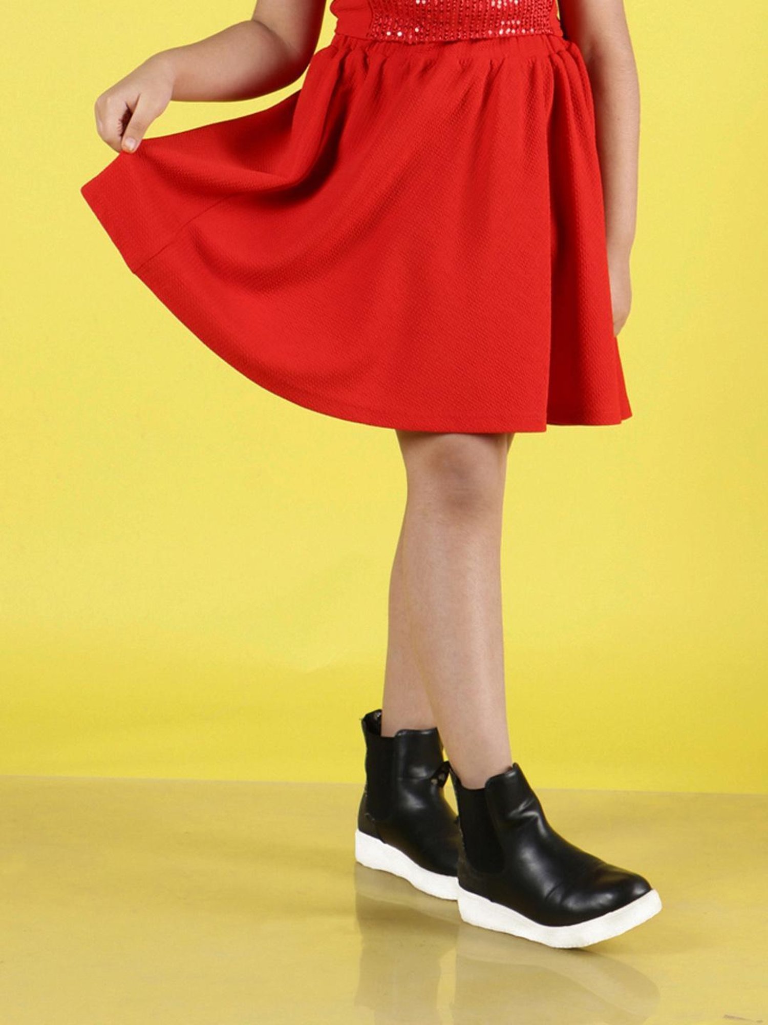 Angel & Rocket Kids Pink Floral Print Skirt