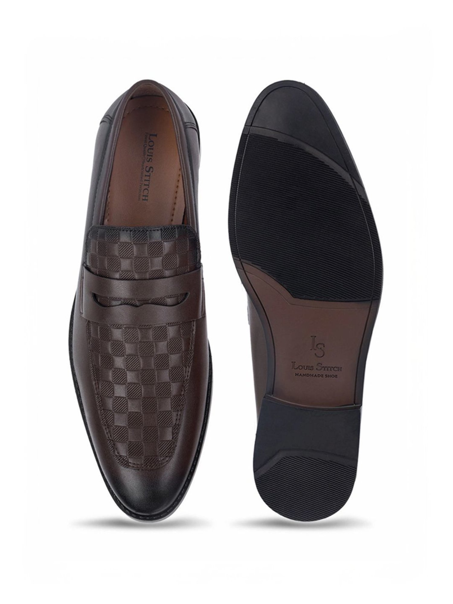 Louis Stitch Men's Brown Formal Loafers