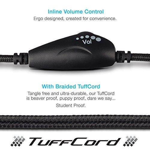 Cyber Acoustics 3.5mm Stereo Headset with Headphones and Noise Cancelling Microphone for PCs, Tablets, and Cell Phones in the Office, Classroom or Home (AC-5002)