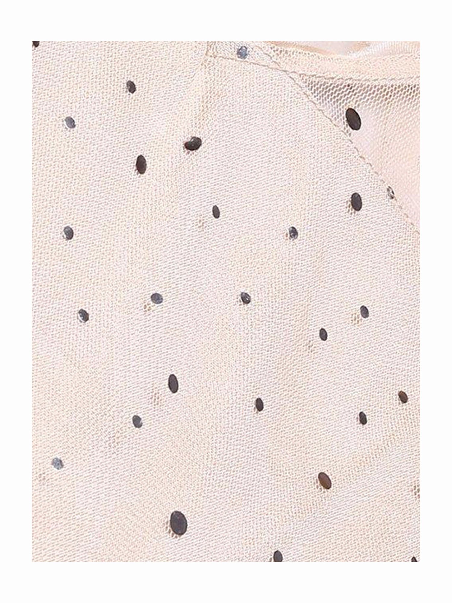 BIBA Girls Beige Embellished Anarkali