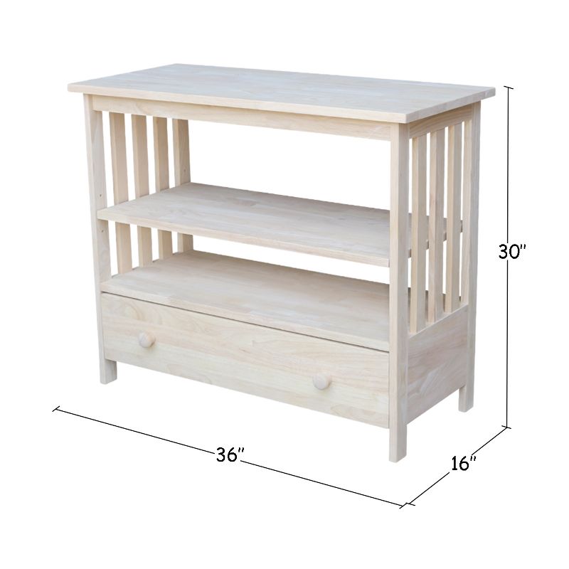 Rosemark 3 Door Media Credenza TV Stand for TVs up to 66" Gray - Treasure Trove Accents