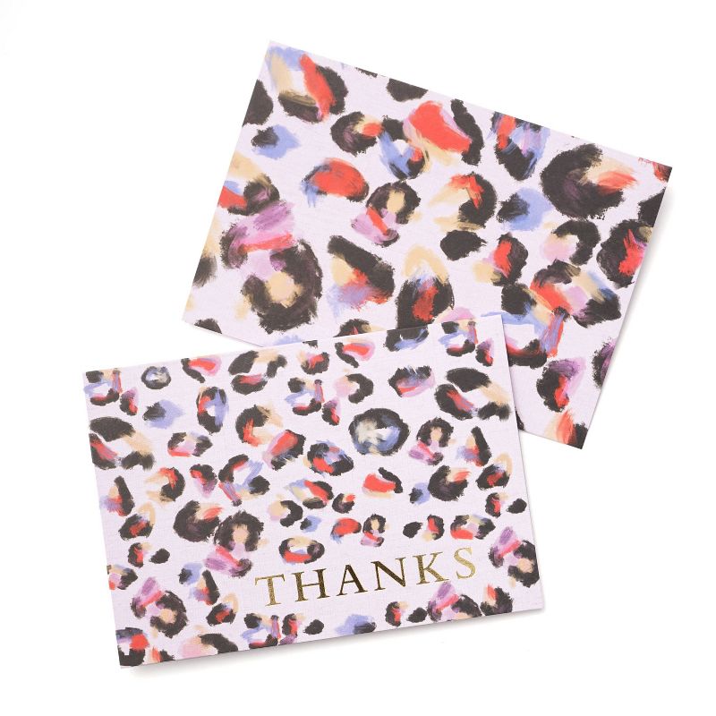 50ct Thank You Colorful Dots Blank Note Cards