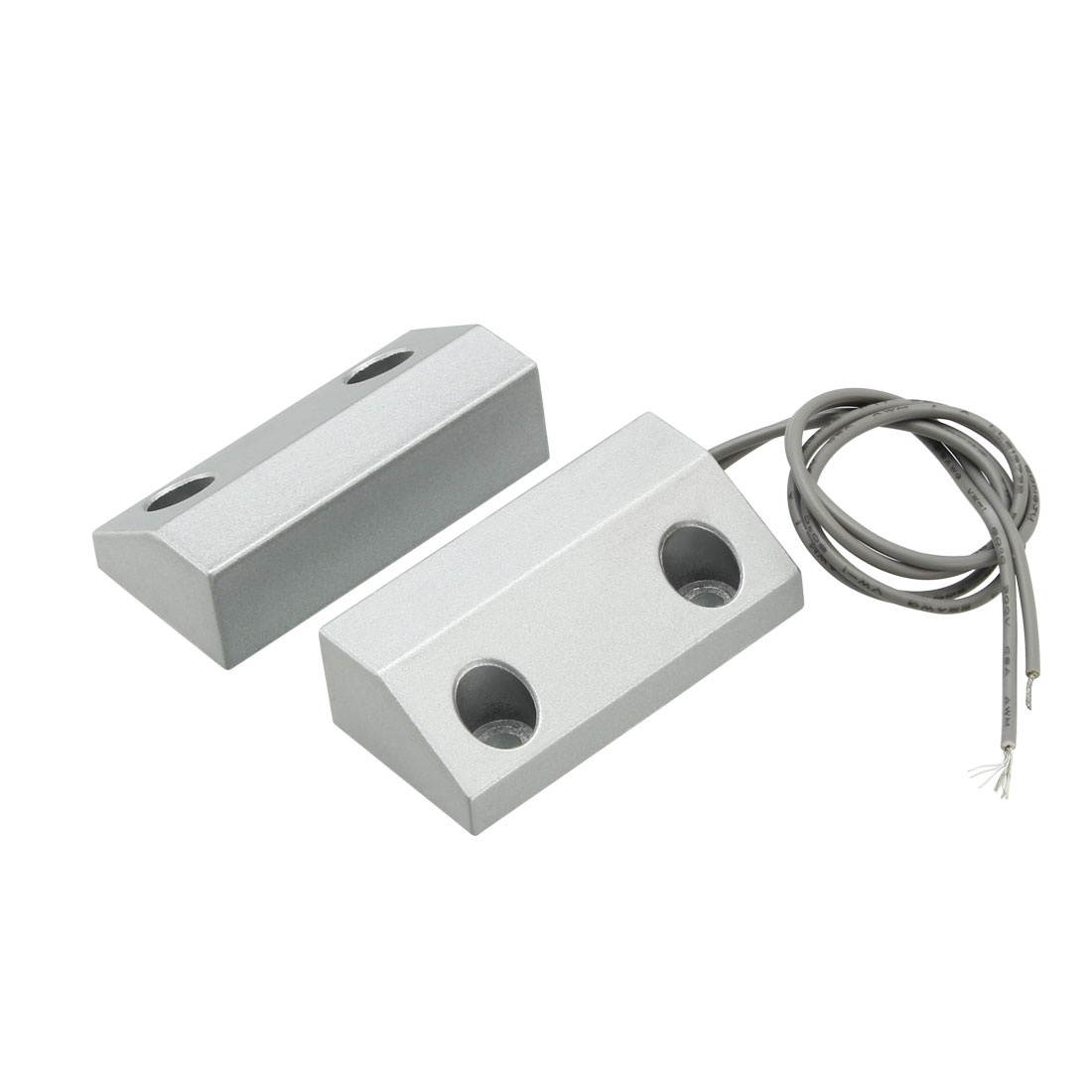 MC-56 NC Alarm Security Rolling Gate Garage Door Contact Magnetic Reed Switch Silver Gray