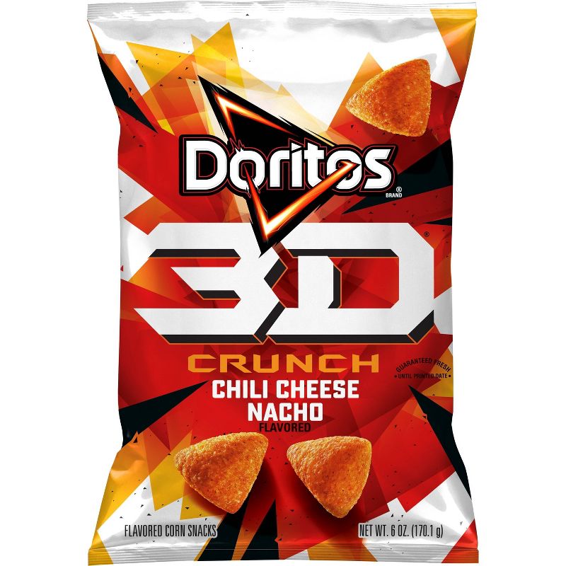 Doritos 3D Crunch Chili Cheese Nacho - 6oz
