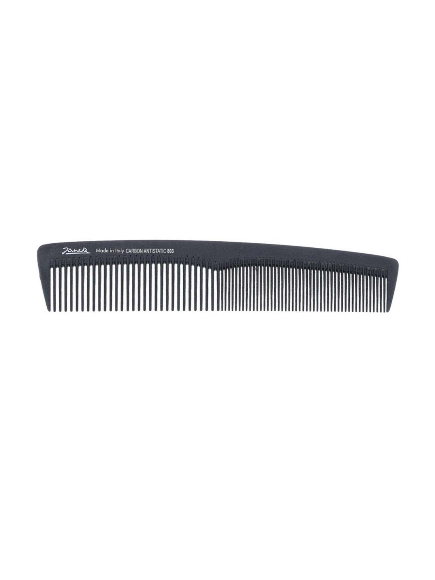 Janeke 1830 Professional Carbon Anti-Static Hair Comb - 20 cm