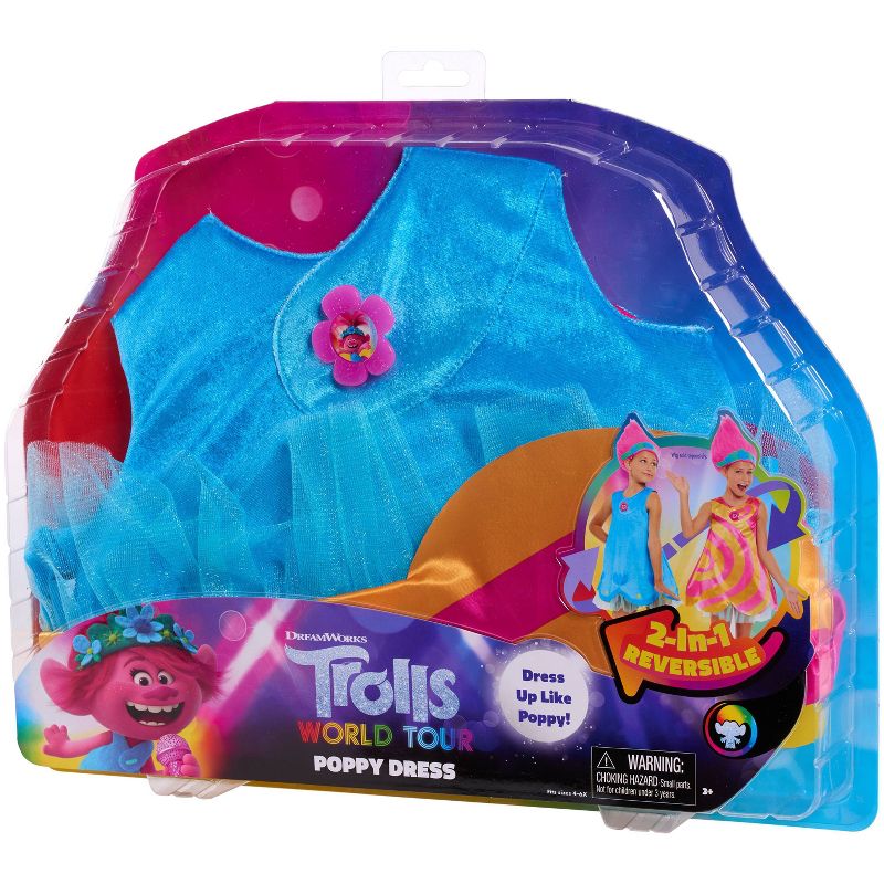 Trolls World Tour Poppy Dress Costume