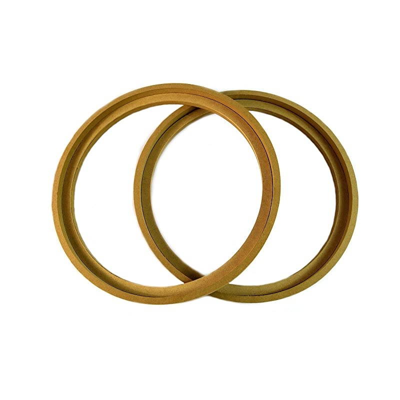 1 Pair 10 RING10BZ MDF Speaker Ring Recess with Bezel MOUNTING Spacer RECESSED