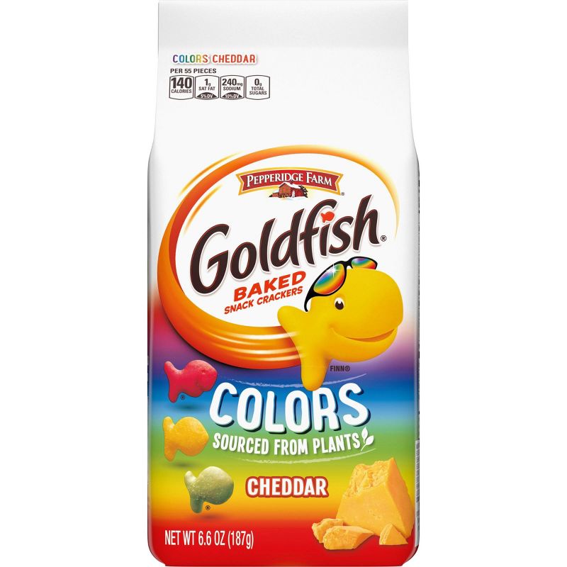 Pepperidge Farm Goldfish Colors Cheddar Crackers - 6.6oz Bag
