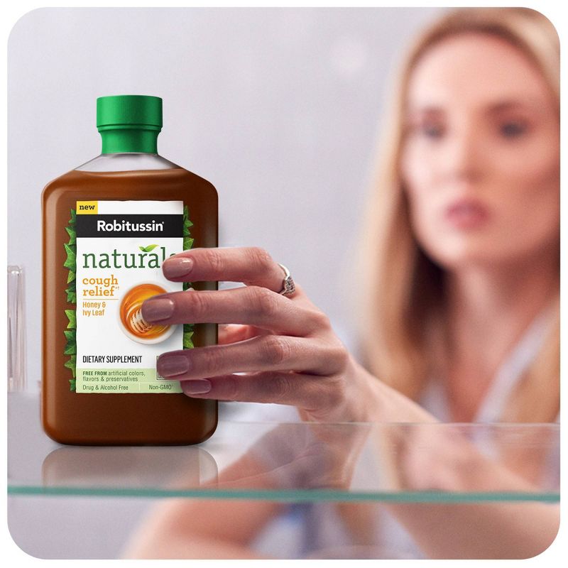 Robitussin Naturals Cough Relief Honey & Ivy Leaf Syrup - 8.3 fl oz