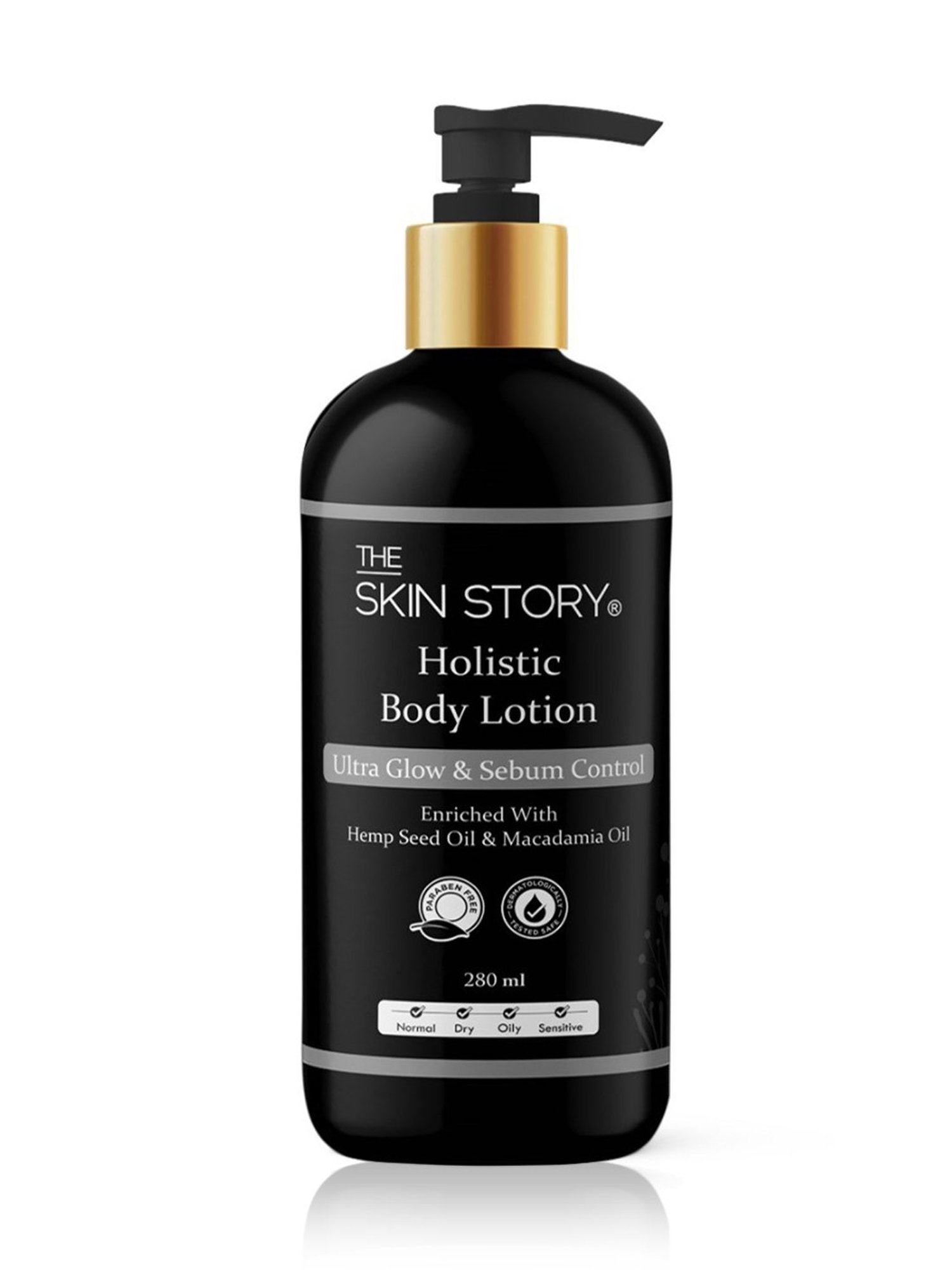 The Skin Story Hemp Seed Oil Holistic Body Lotion for Ultra Glow & Sebum Control - 280 ml