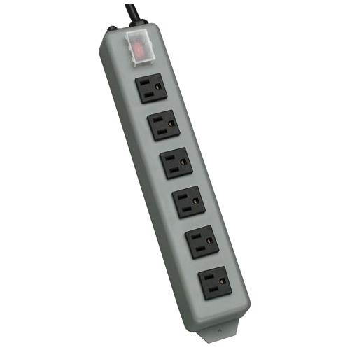 TRIPP LITE UL24RA-15 TRIPP LITE UL24RA-15 WABER INDUSTRIAL POWER STRIP 6 RIGHT-ANGLE OUTLETS 15' CORD