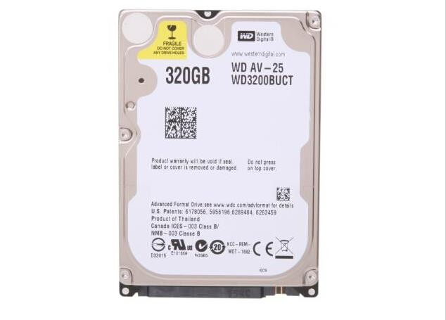 Western Digital WD AV-25 WD3200BUCT 320GB 5400 RPM 16MB Cache SATA 3.0Gb/s 2.5" Internal Hard Drive Bare Drive