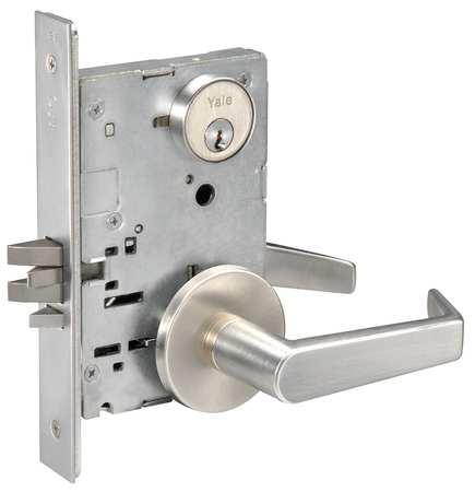 YALE AUR8805FL x 626 Lever Lockset,Mechanical,Storeroom