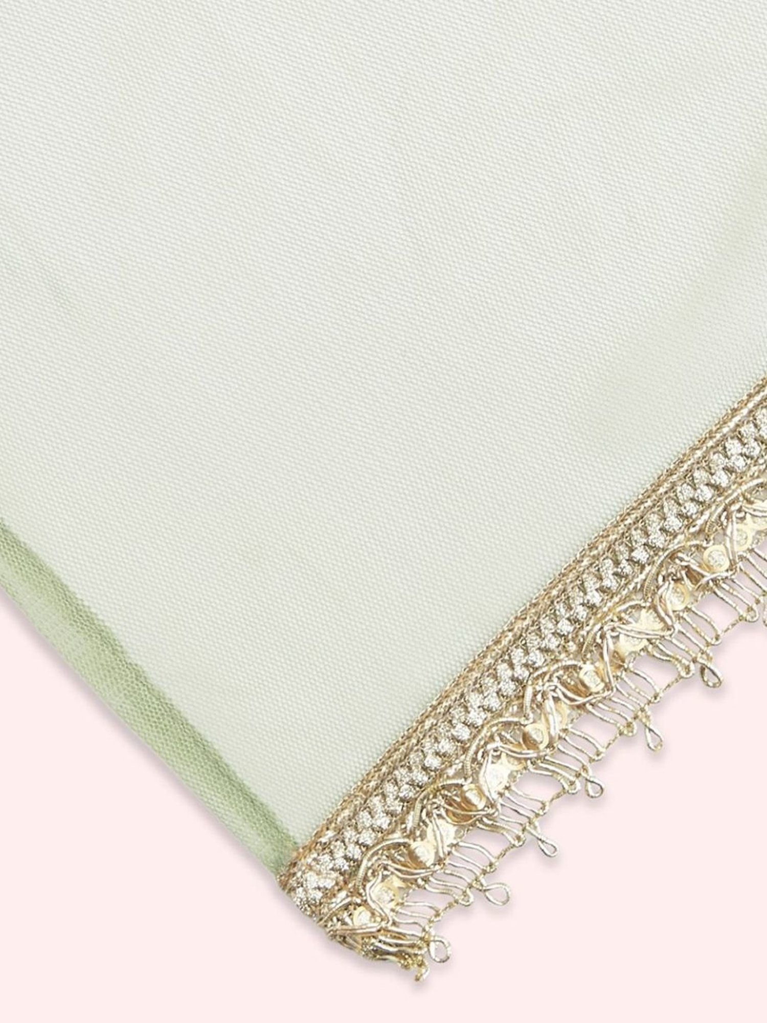 Akkriti by Pantaloons Kids Off-White & Green Printed Kurta Set