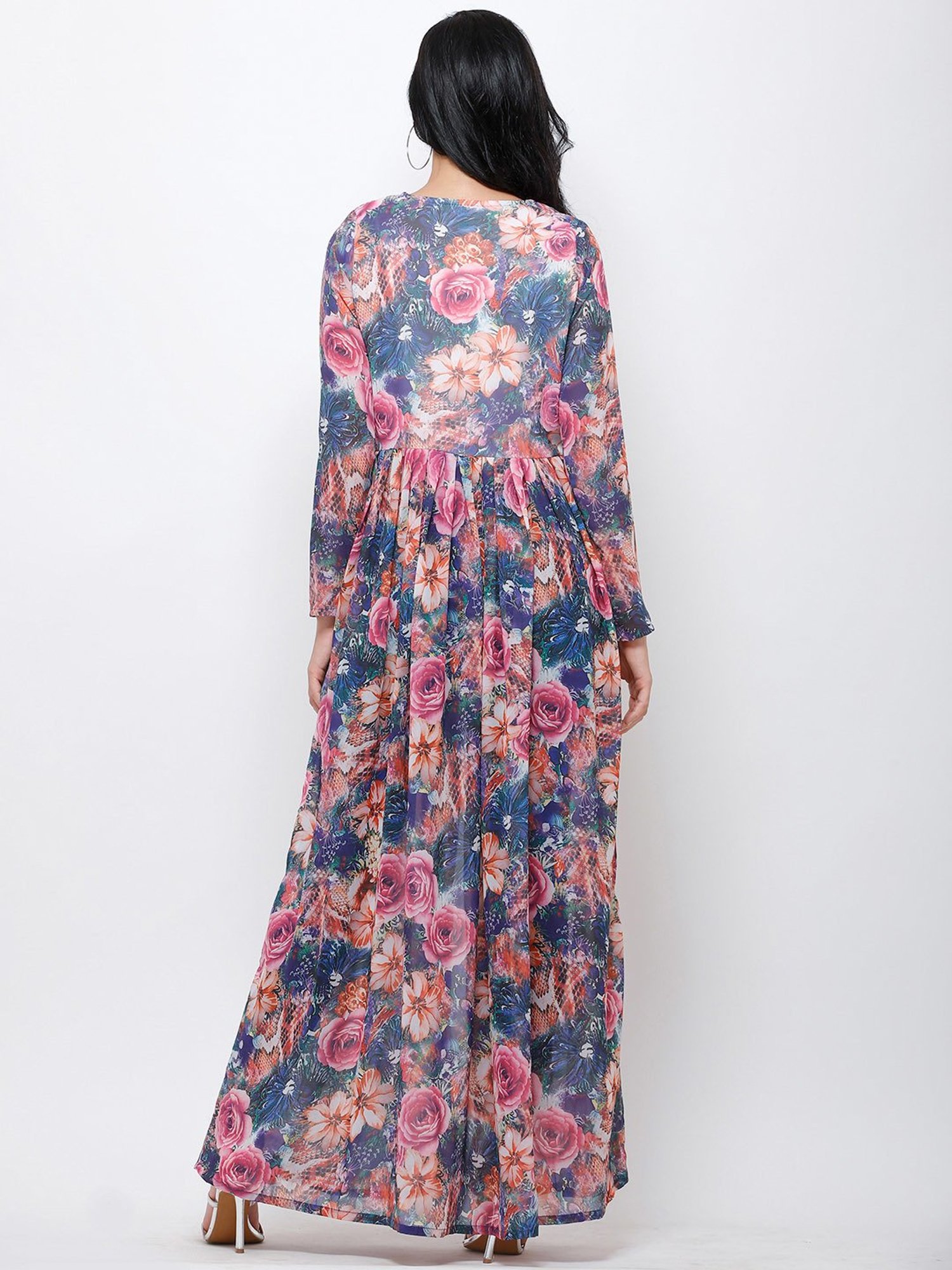 Cation Multicolor Floral Print Tunic