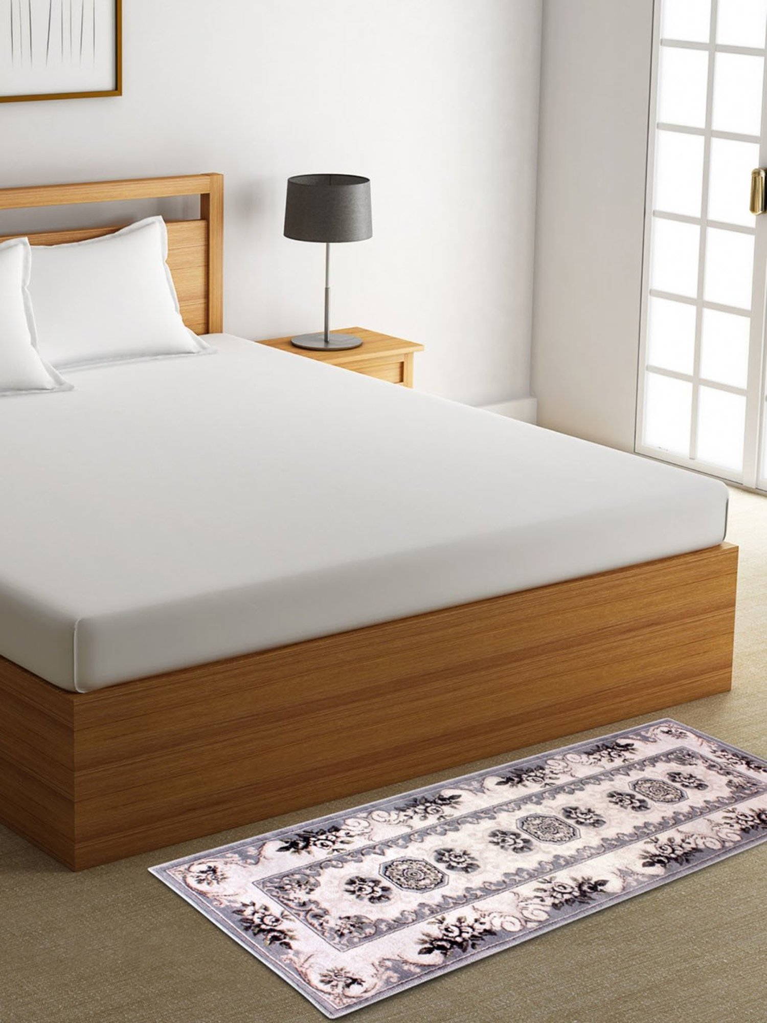 Romee Beige Polyester Ethnic Runners