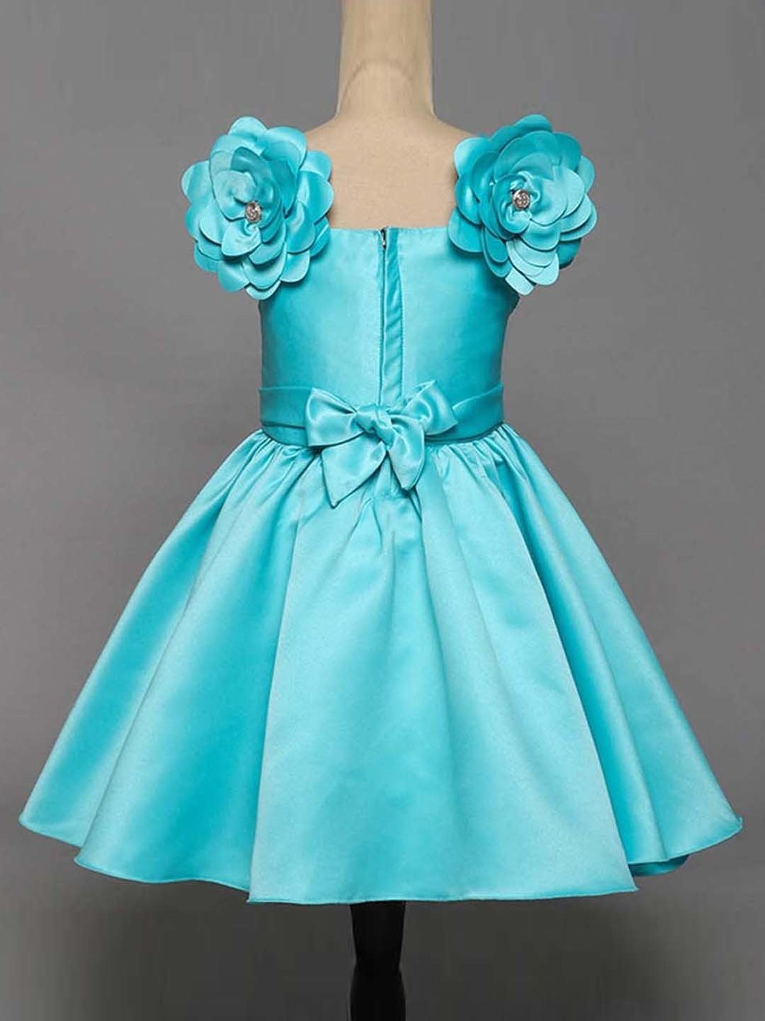 The Magic Wand Kids Blue Applique Dress