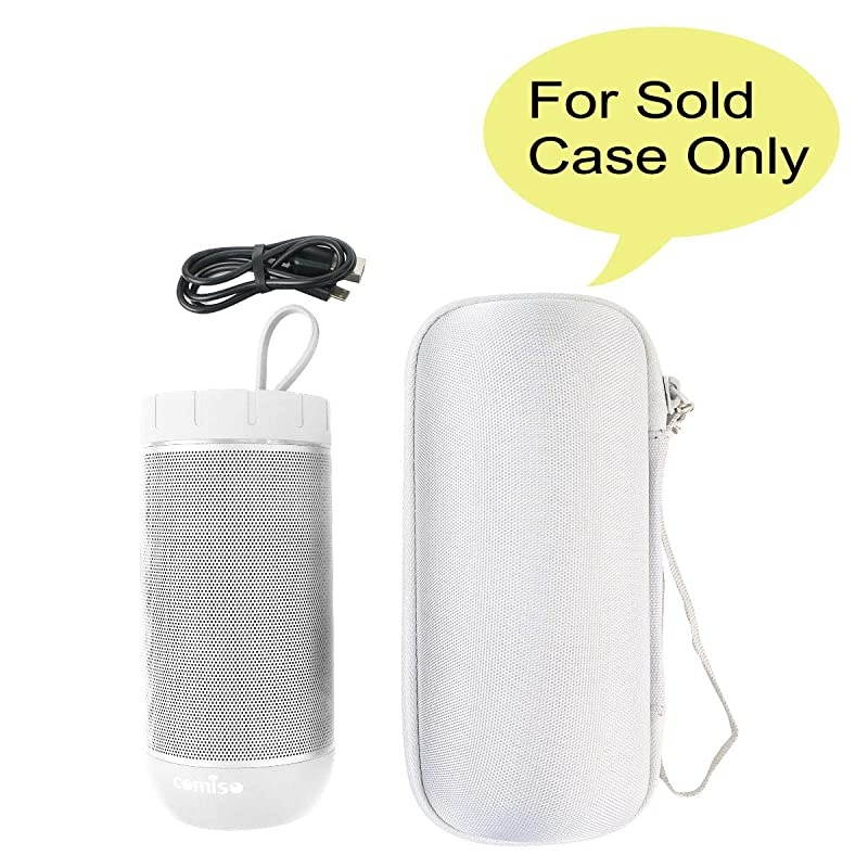 Hard Travel Case for COMISO Waterproof Bluetooth Speakers Outdoor Wireless Portable Speaker White Case