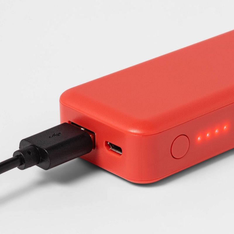 heyday™ 4000mAh Powerbank - Vibrant Coral