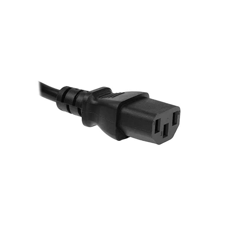 1ft 18AWG IEC320 C13 to NEMA 515P Universal Power Cord 18AWG HeavyDuty 10A 125V Black