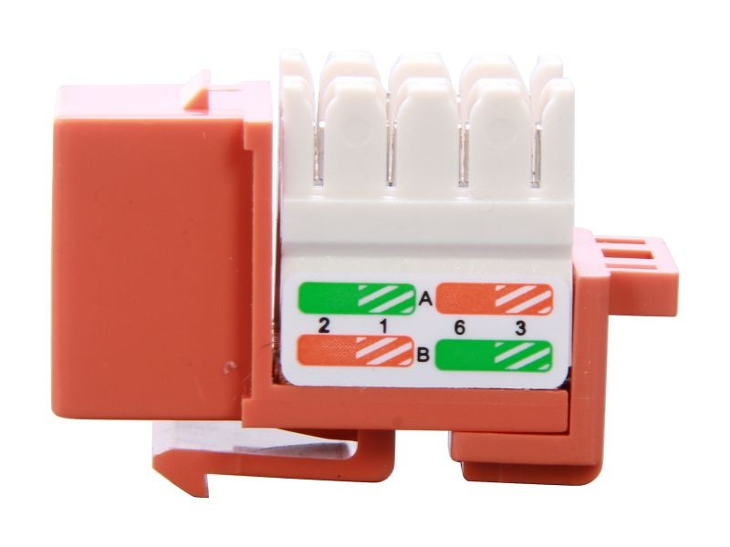 Micro Connectors CAT5 RJ45 Coupler F-F Straight