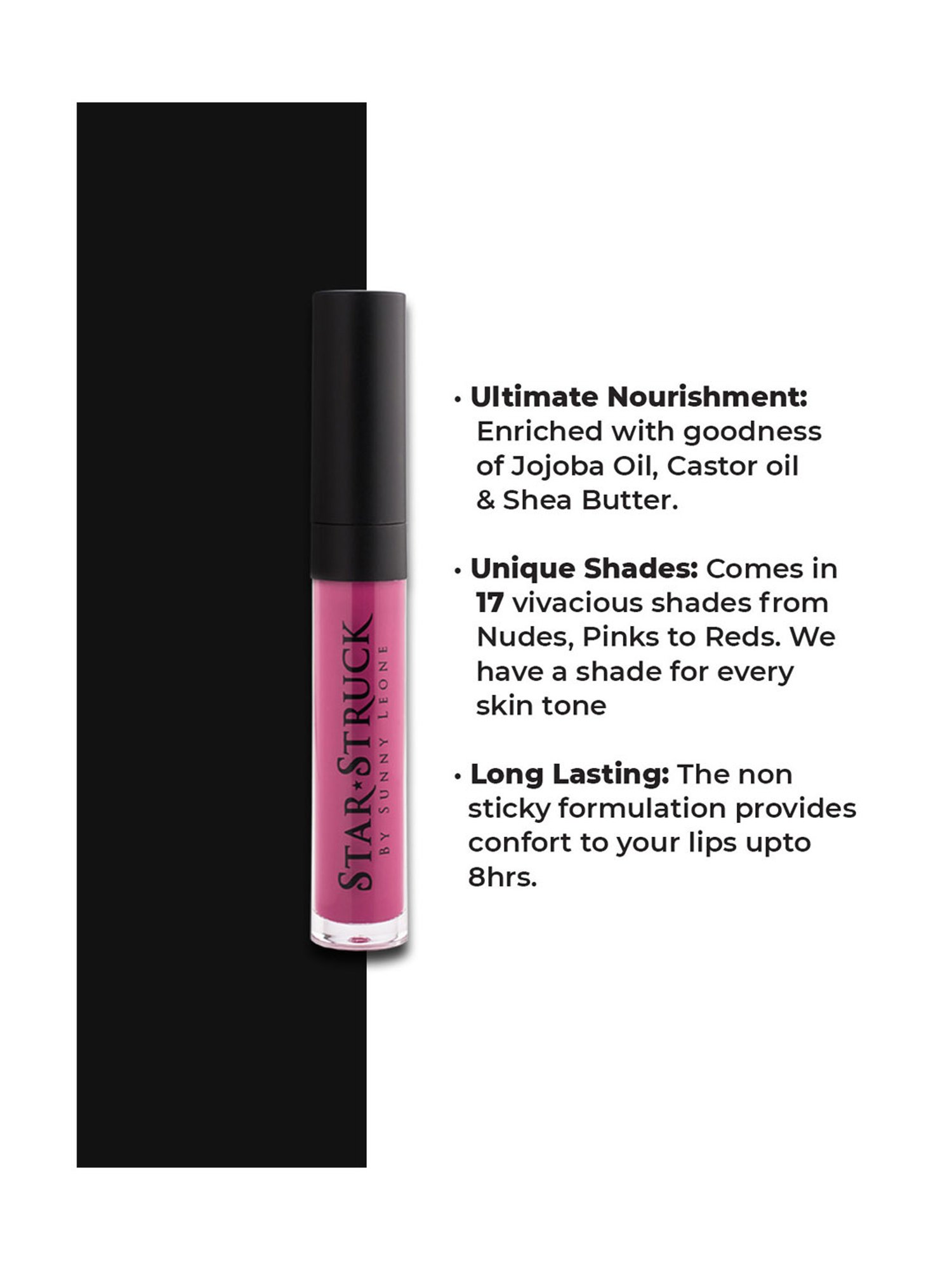 StarStruck By Sunny Leone Liquid Lip Color Kiss Me Pink - 5.5 ml