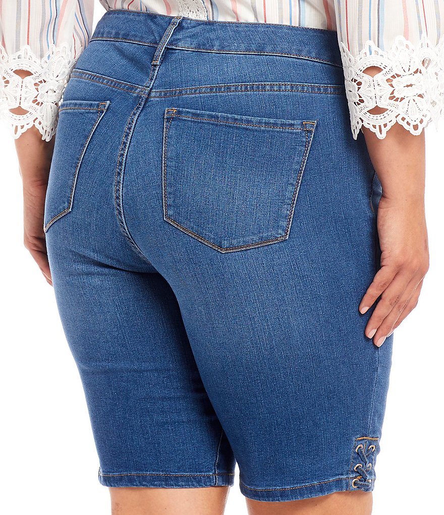 Code Bleu Plus Size Chelsea Bermuda Shorts