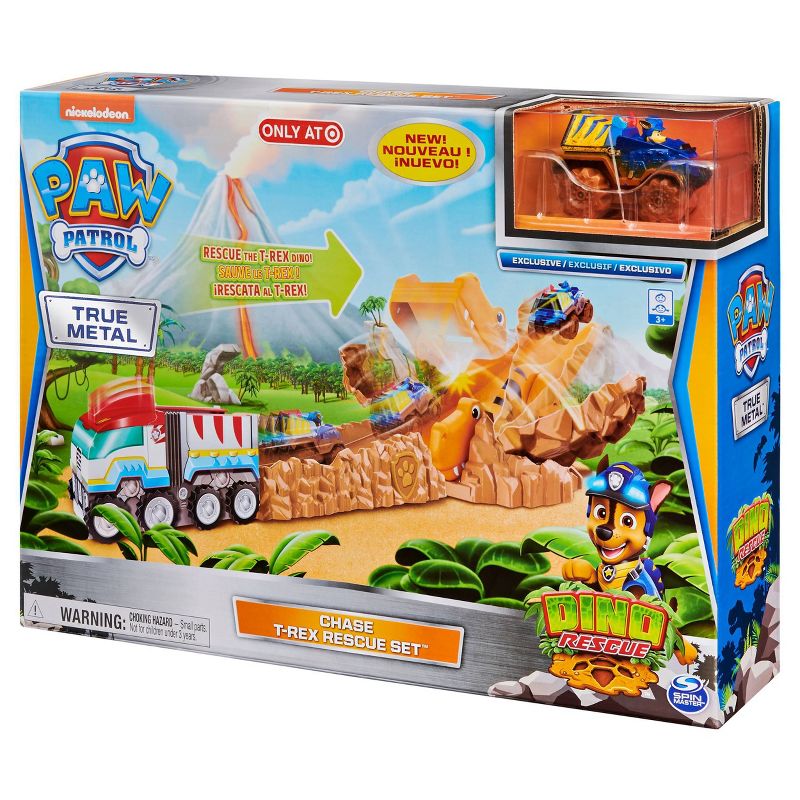 PAW Patrol Dino Rescue Chase's T-Rex Rescue Playset
