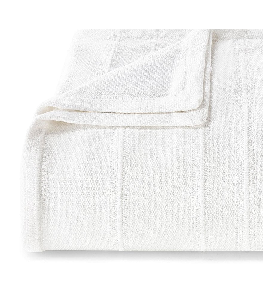 Vera Wang Open Stripe Bed Blanket