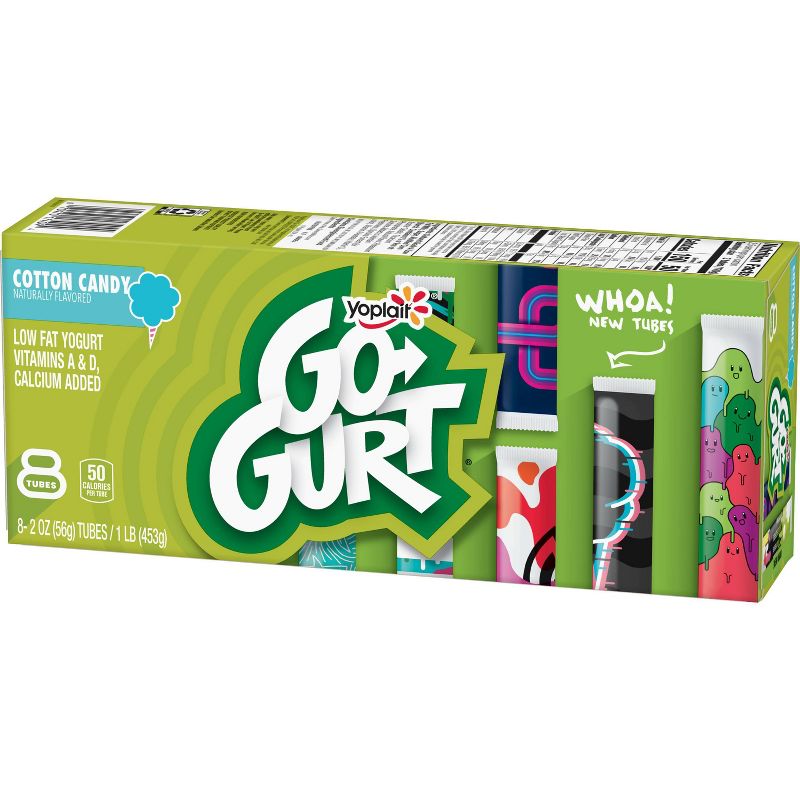 Go-Gurt Cotton Candy Kids' Yogurt - 16oz/8ct