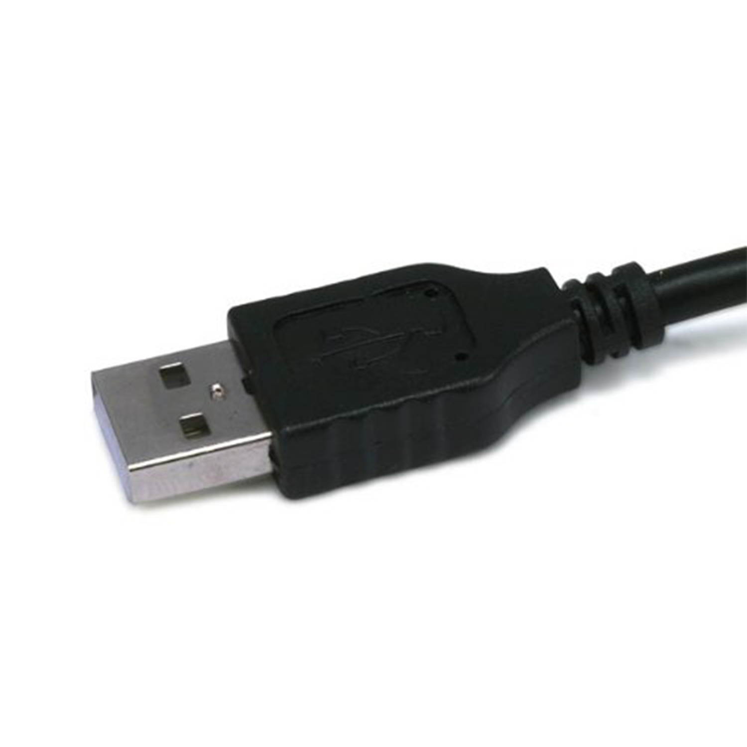 SANOXY USB to Dual PS/2 Adapter, for Mouse and Keyboard (Black)