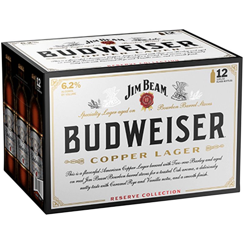 Budweiser Reserve Copper Lager Beer - 12pk/12 fl oz Bottles